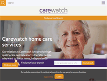 Tablet Screenshot of carewatch.co.uk